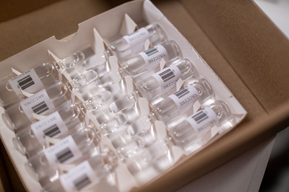 Flacons médicaux conditionnés dans un carton